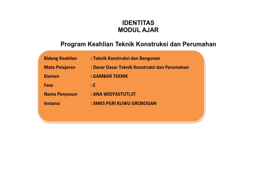 Modul Ajar Dasar Dasar Teknik Konstruksi Dan Perumahan